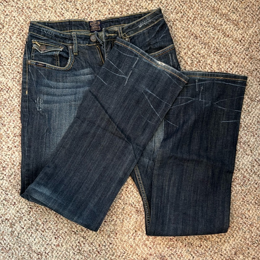 cowgirl up dark wash jeans